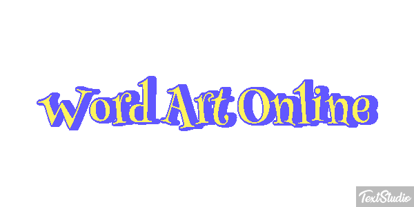 Word Art Online Effetto testo