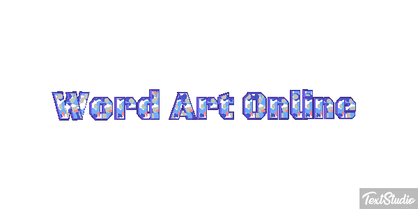 Word Art Online Effetto testo
