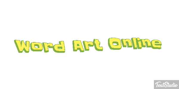 Word Art Online Effetto testo