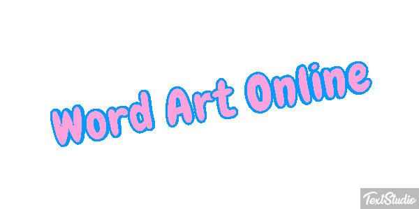 Word Art Online Effetto testo