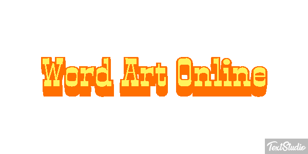Word Art Online Effetto testo