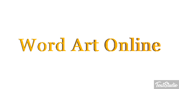 Word Art Online Effetto testo