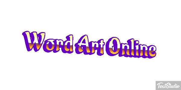 Word Art Online Effetto testo