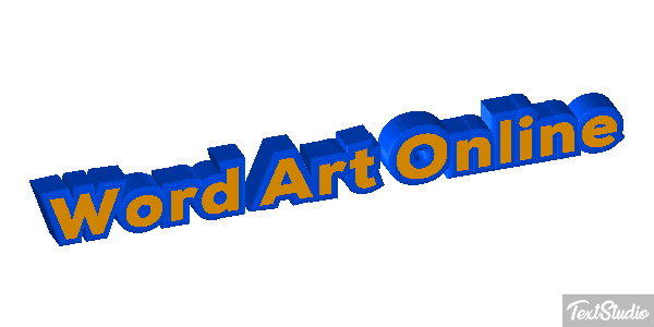 Word Art Online Effetto testo