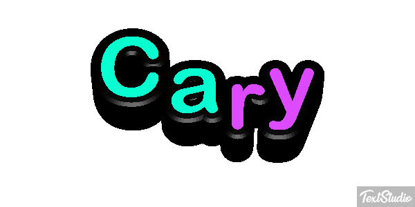 Cary Efeito do texto