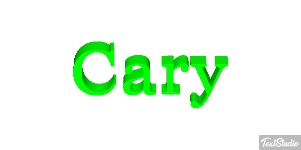 Cary Efeito do texto