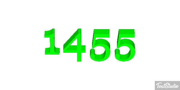 1455 テキスト効果