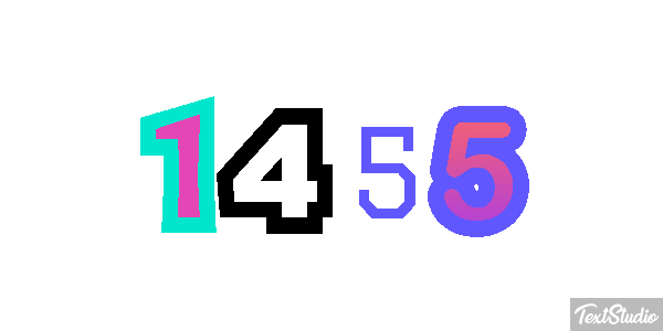 1455 テキスト効果