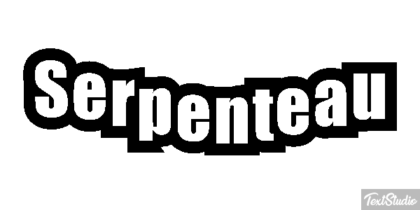 Serpenteau Effet de texte
