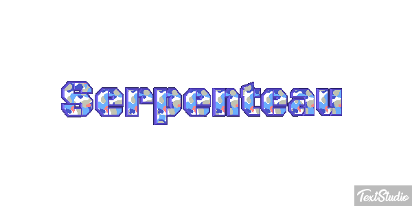 Serpenteau Effet de texte