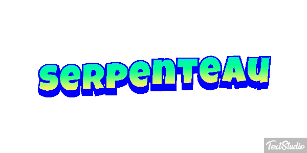 Serpenteau Effet de texte