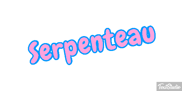 Serpenteau Effet de texte