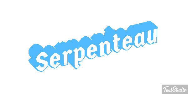 Serpenteau Effet de texte