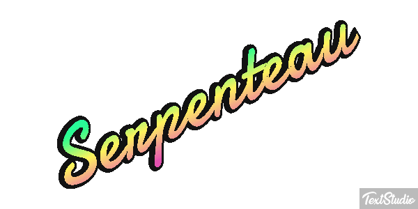 Serpenteau Effet de texte