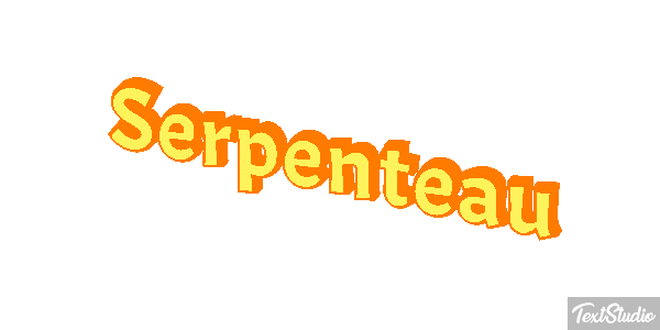 Serpenteau Effet de texte