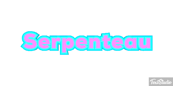 Serpenteau Effet de texte