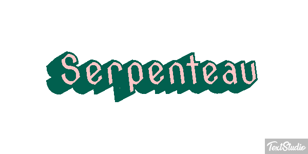 Serpenteau Effet de texte