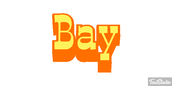 Bay Текстовый эффект
