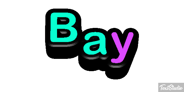 Bay Текстовый эффект
