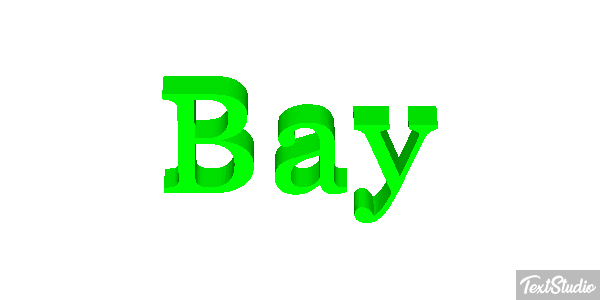 Bay Текстовый эффект