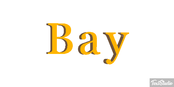 Bay Текстовый эффект