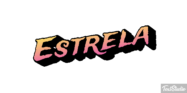 Estrela Efeito do texto