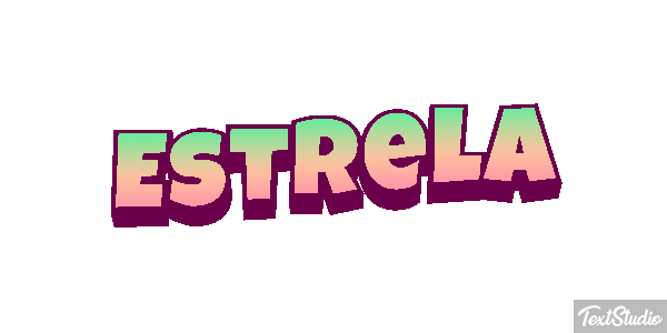 Estrela Efeito do texto