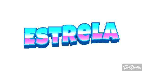 Estrela Efeito do texto