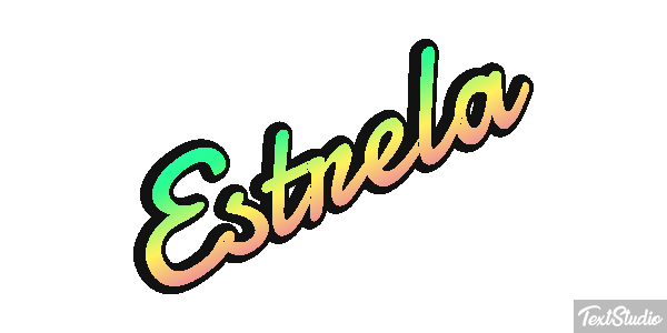 Estrela Efeito do texto