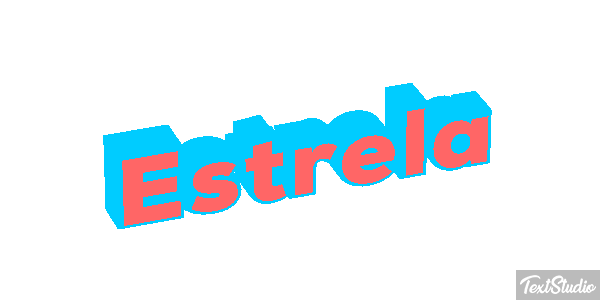 Estrela Efeito do texto