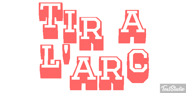 Tir à l'arc Текстовый эффект
