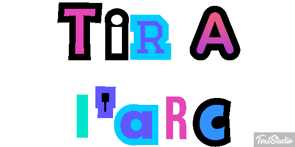 Tir à l'arc Текстовый эффект