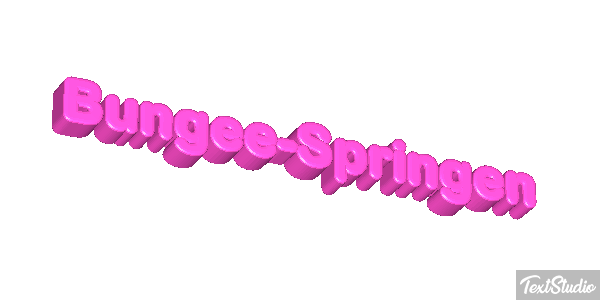 Bungee-Springen Effet de texte