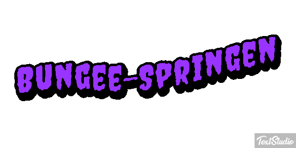 Bungee-Springen Effet de texte
