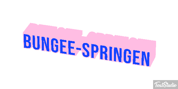 Bungee-Springen Effet de texte
