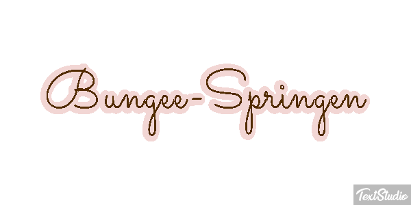 Bungee-Springen Effet de texte
