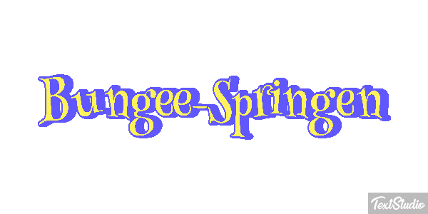 Bungee-Springen Effet de texte