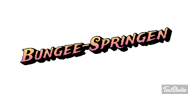 Bungee-Springen Effet de texte