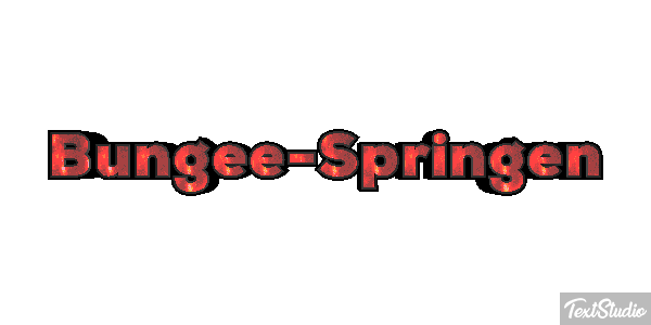 Bungee-Springen Effet de texte