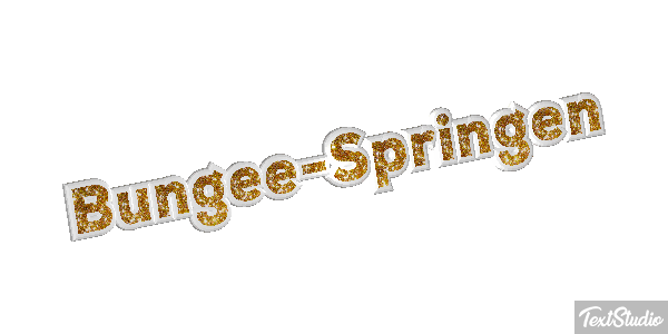 Bungee-Springen Effet de texte