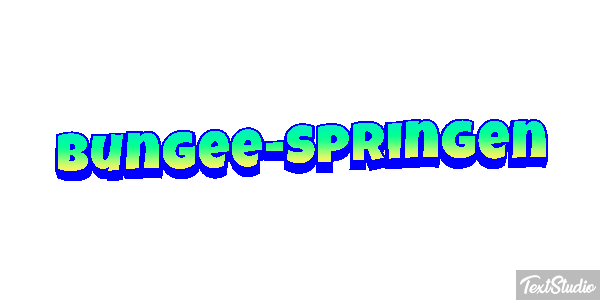 Bungee-Springen Effet de texte