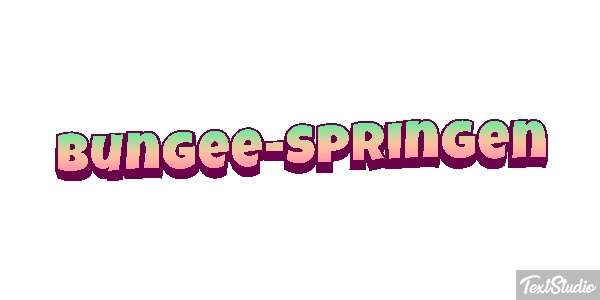 Bungee-Springen Effet de texte