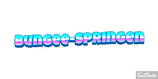 Bungee-Springen Effet de texte