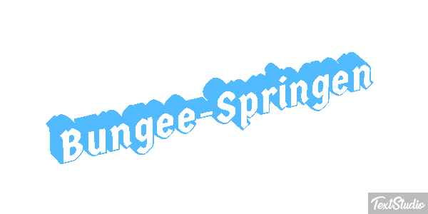 Bungee-Springen Effet de texte