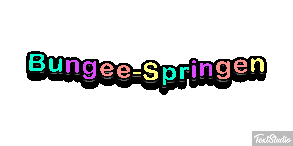 Bungee-Springen Effet de texte