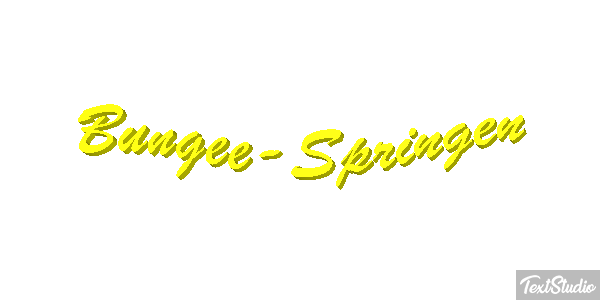 Bungee-Springen Effet de texte