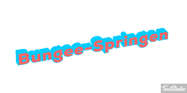 Bungee-Springen Effet de texte