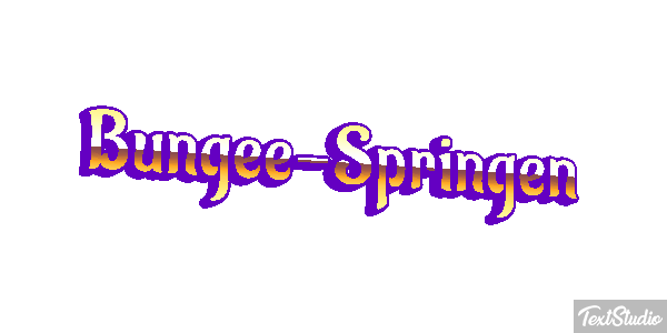 Bungee-Springen Effet de texte