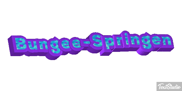 Bungee-Springen Effet de texte
