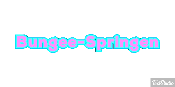 Bungee-Springen Effet de texte